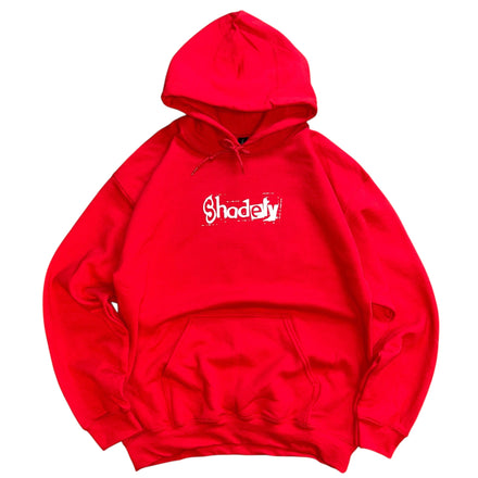 Shadely Ransom Hoodie - Red & White