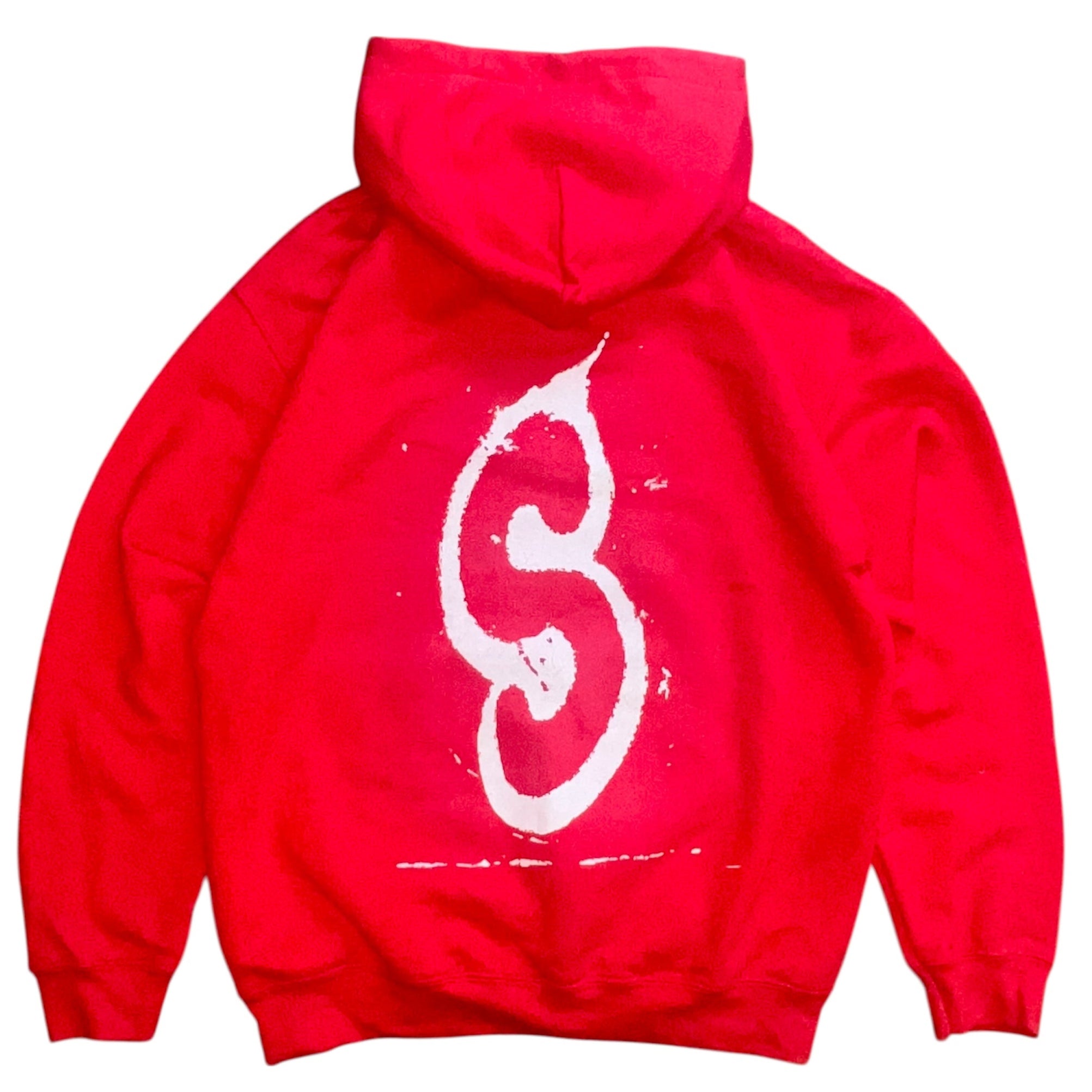Shadely Ransom Hoodie - Red & White